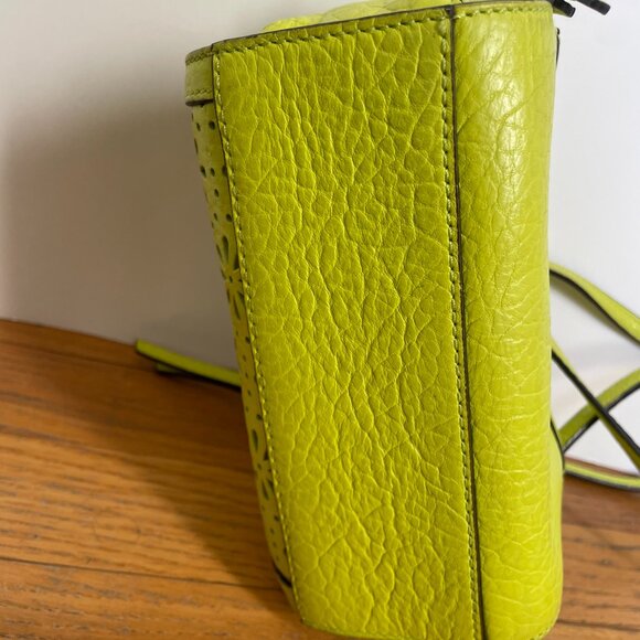 Kate Spade Looloo Perri Lane lime green leather crossbody bag - Picture 8 of 9